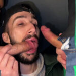 Two Straight Arab Dudes Use a Cocksucker in a Parking Lot