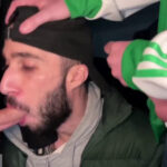 Two Straight Arab Dudes Use a Cocksucker in a Parking Lot