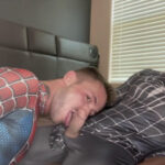 Lane Colten Getting throat fucked and fucked through my spideysuit