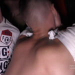 2xlads tied up to and left helpless in biggest & filthiest sex club