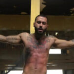 Rikk York Loves to Lick Leather while being